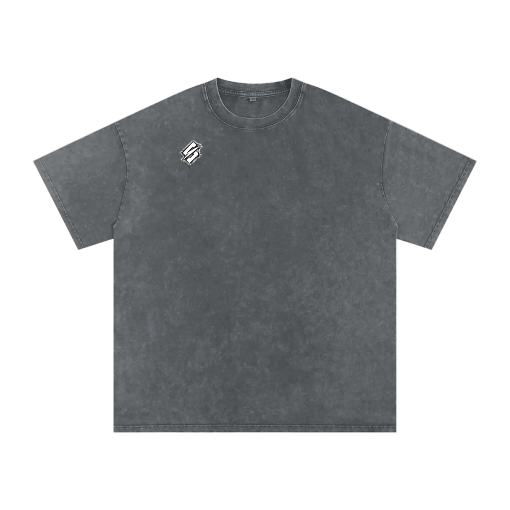 Oblivion Pirate Gray (Graffiti )Snow Washed T-Shirt