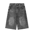 Oblivion Vintage Wide Leg Denim Shorts