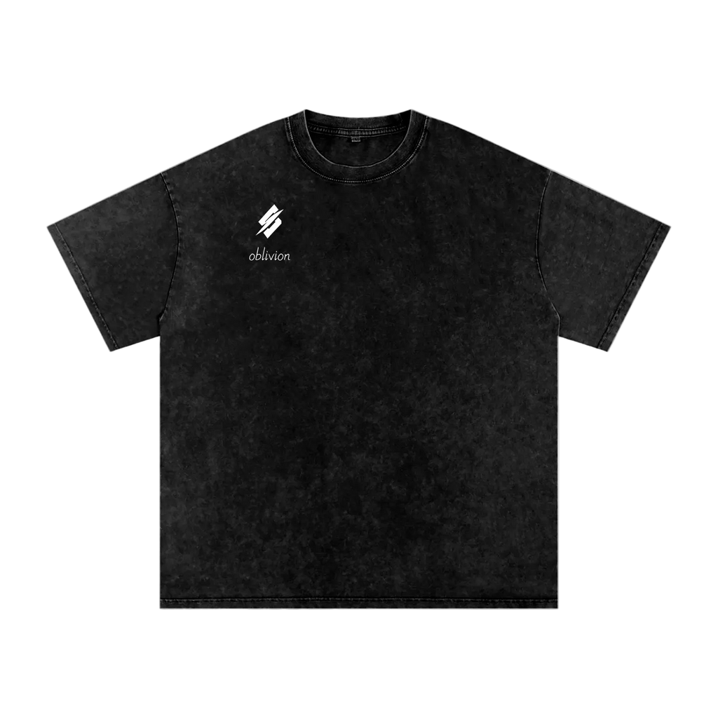 Oblivion Snow Washed Oversized Cotton T-Shirt