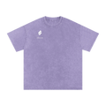 Oblivion Purple Snow Washed Oversized T-Shirt