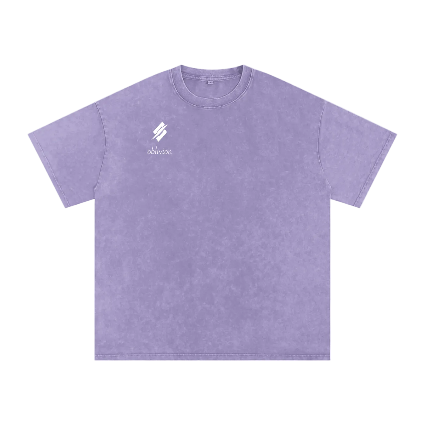 Oblivion Purple Snow Washed Oversized T-Shirt