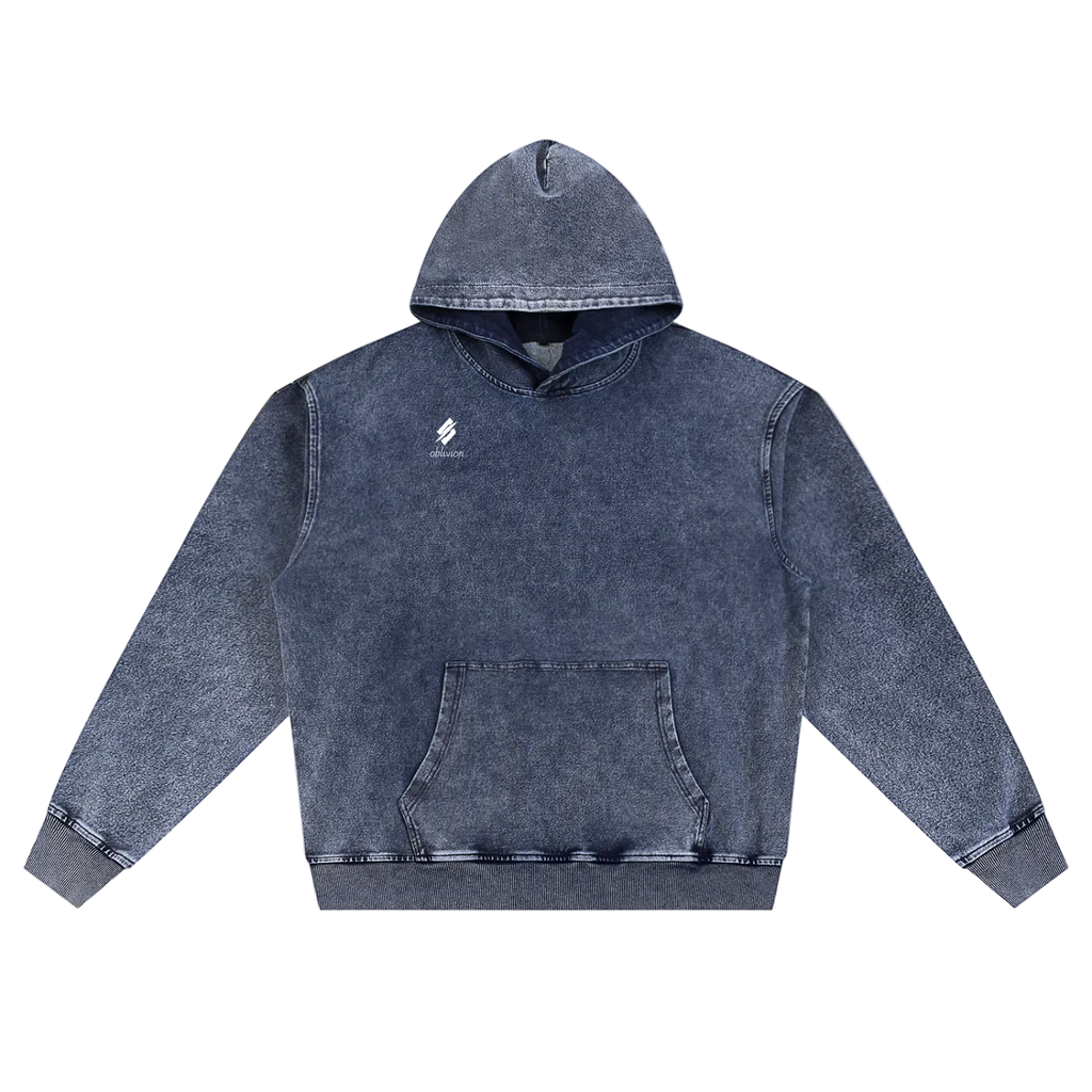 Oblivion Snow Wash Oversized Hoodie