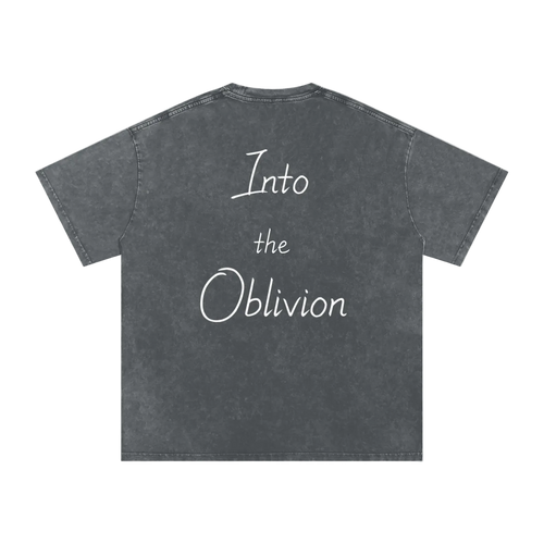 Oblivion "Into The Oblivion" Snow Washed Oversized T-Shirt