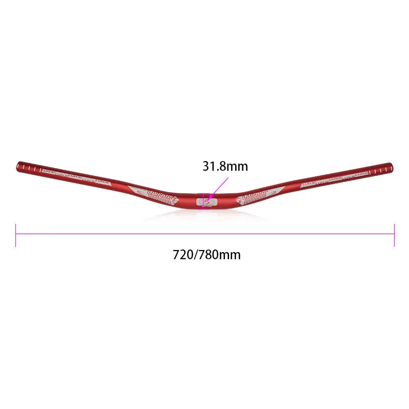 Escooter, Ebike Wide Aluminum Handlebars MULTIPLE COLORS