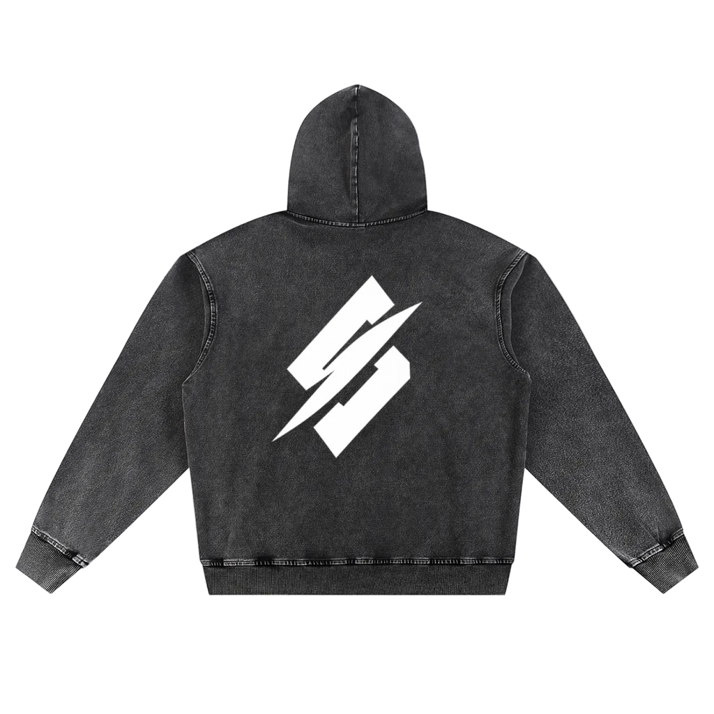 Oblivion Snow Wash Oversized Hoodie