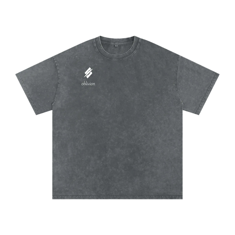 Oblivion "Into The Oblivion" Snow Washed Oversized T-Shirt