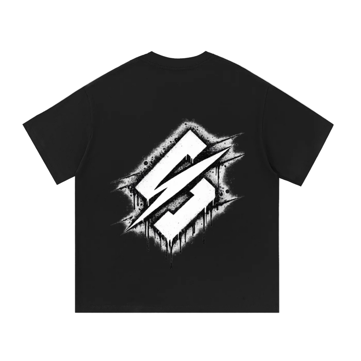 Oblivion Black (Graffiti) Cotton T-Shirt